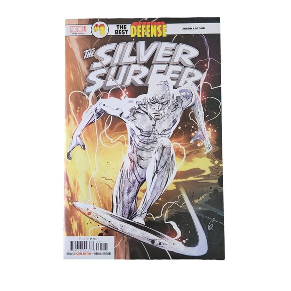 Marvel The Silver Surfer The Best Defense #1 2019 Comic Book Bagged Boarded - Picture 1 of 2